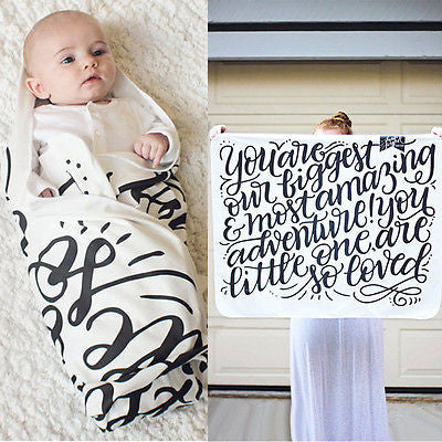Newborn Baby Boy Girl Infant Swaddle Swaddling Cotton Blanket Sleeping Bag 0-24M Baby Kids Bedding Blanket Swaddling