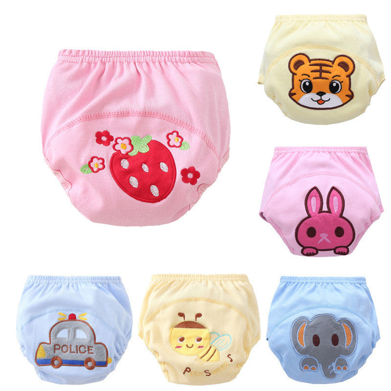 1pcs/lot Diapers baby diaper children's underwear reusable nappies training pants panties for toilet training child a-qdkbl015-1