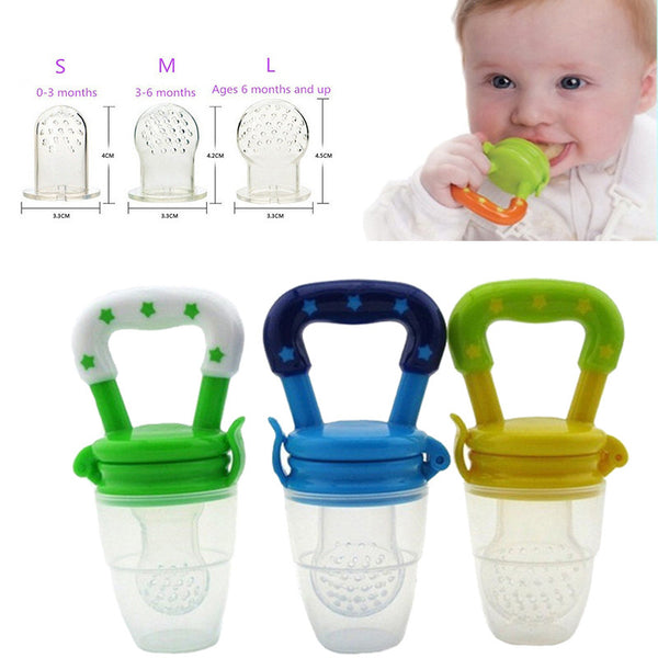 Momy And Angel Safe Baby Bottles Size S-M-L 4 Colors Nipple Fresh Food Milk Nibbler Feeder Feeding Tool For Children 's Day Gift