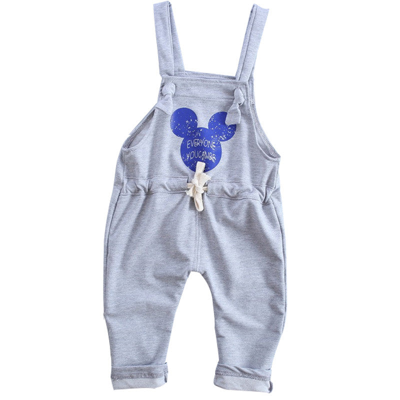 2017 spring new Korean fashion cotton baby pants 1 piece 0-2 year Cartoon brand baby boys pants baby girls pants