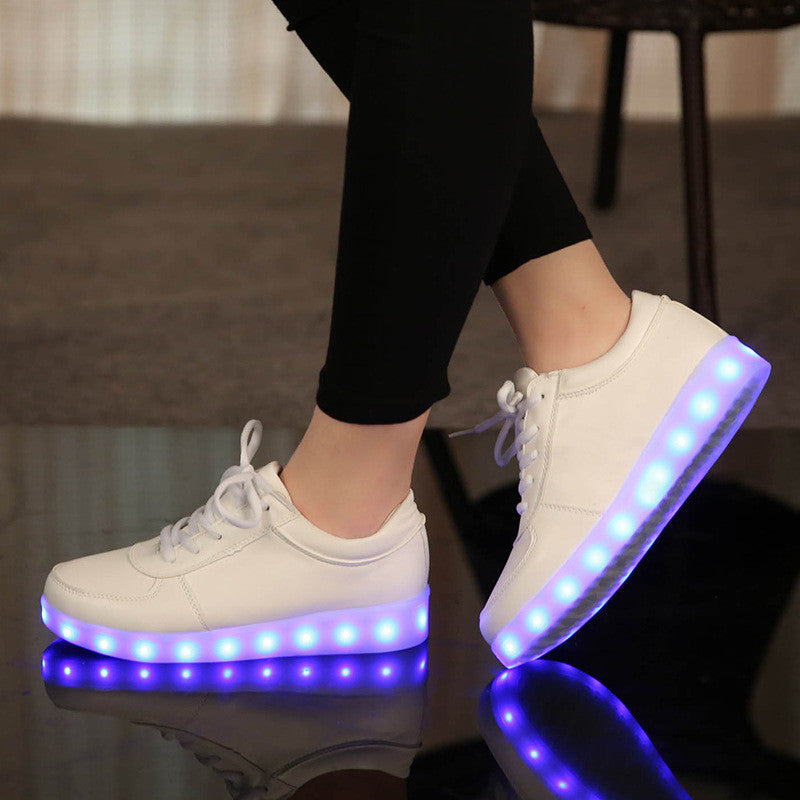 USB //Glowing Luminous Sneakers Children Shoes With Light Up Sneakers For Kids Boys&Girls Basket Led Enfant Tenis Led Feminino
