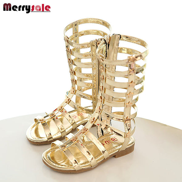 Toddler | Girls high shoes | cutout gladiator