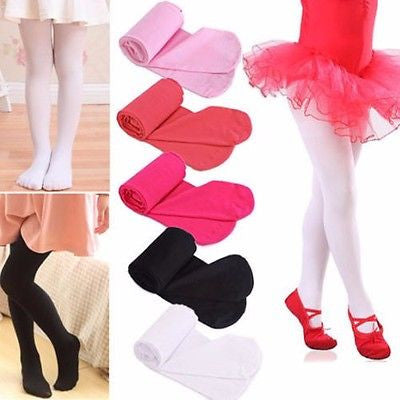 Baby Kids Girls Tights Soft Velvet Ballet Dancewear Tights Pantyhose 4-9Y