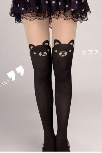 New free shopping children Baby Kids Girls tights cute pantyhose hello kitty Knee lovely tattoo tights pantyhose girls stocking