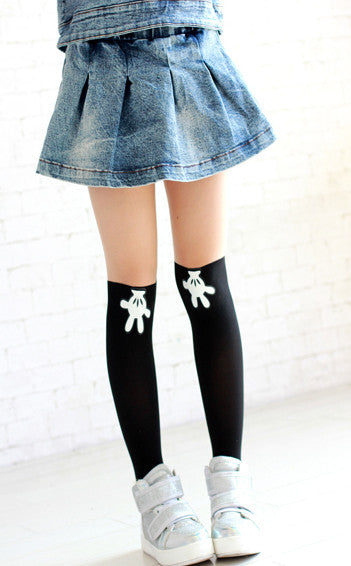 New free shopping children Baby Kids Girls tights cute pantyhose hello kitty Knee lovely tattoo tights pantyhose girls stocking