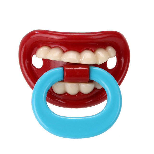 New Funny Silicone Baby Pacifier Dummy Nipple Teethers Toddler Pacy Orthodontic Infant Toddler Baby Nipple Pacifier Clips Gift