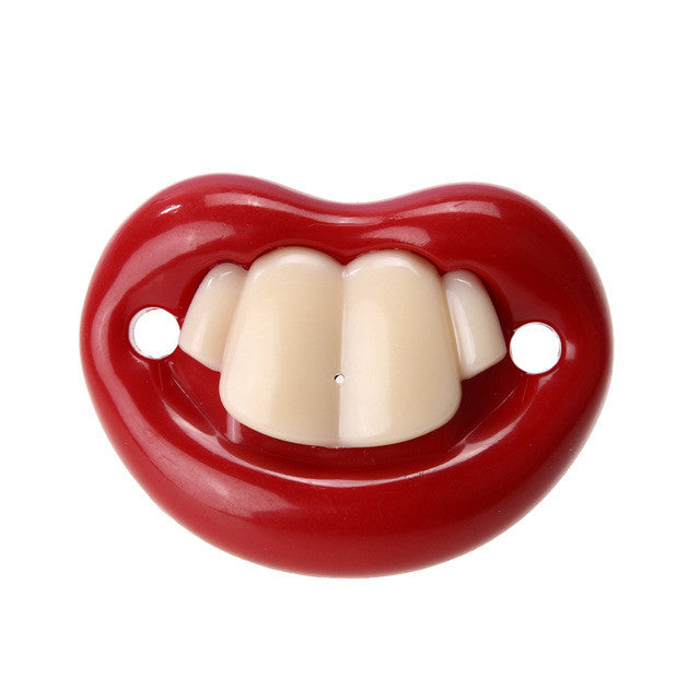 New Funny Silicone Baby Pacifier Dummy Nipple Teethers Toddler Pacy Orthodontic Infant Toddler Baby Nipple Pacifier Clips Gift