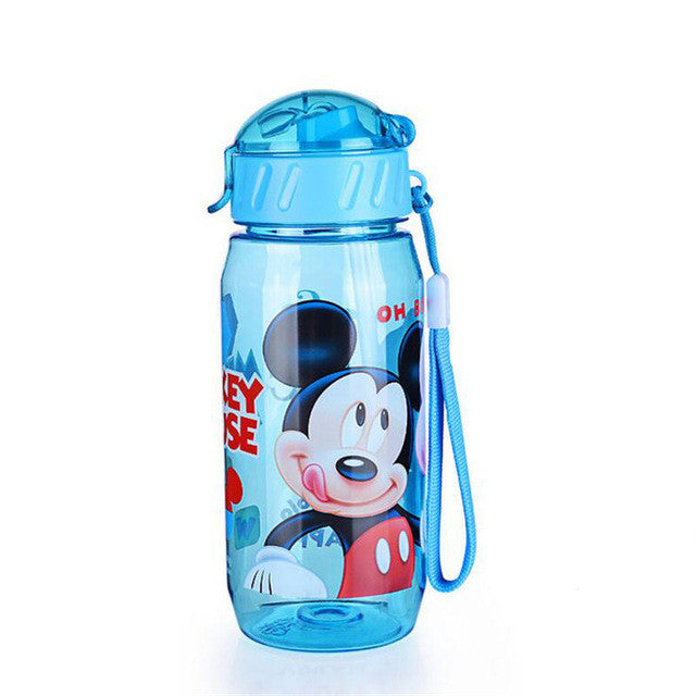 HOT SELL DISNE Minnie/Mickey Mouse Kids Drinking Bottle Folding Straw School Childrens Cup Sipper Bottle Feeding FREE SHIPPING
