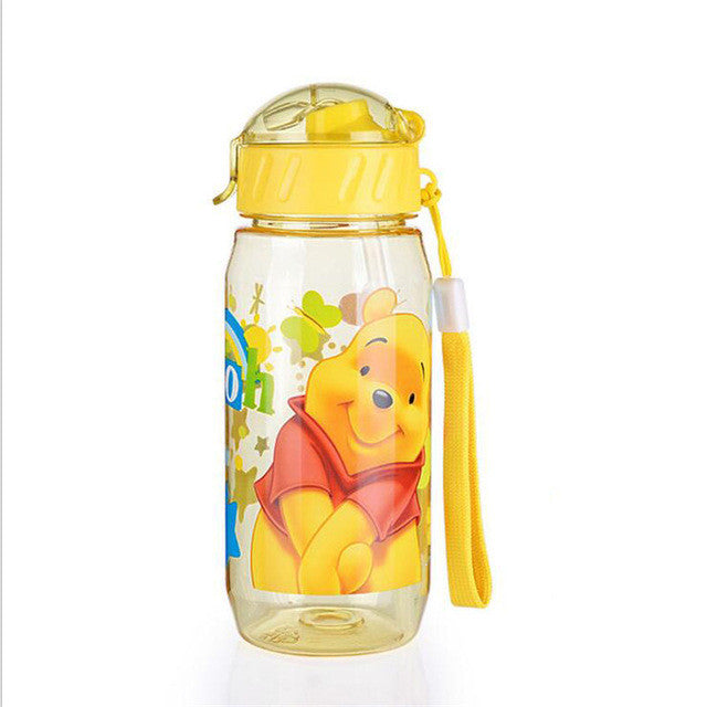 HOT SELL DISNE Minnie/Mickey Mouse Kids Drinking Bottle Folding Straw School Childrens Cup Sipper Bottle Feeding FREE SHIPPING