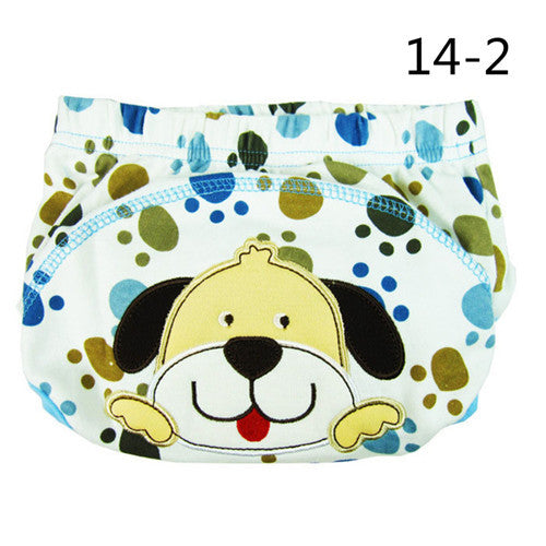 1pcs/lot Diapers baby diaper children's underwear reusable nappies training pants panties for toilet training child b-qdkbl014-1