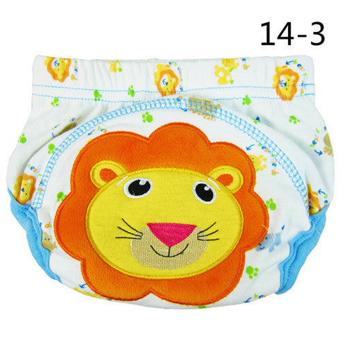 1pcs/lot Diapers baby diaper children's underwear reusable nappies training pants panties for toilet training child b-qdkbl014-1