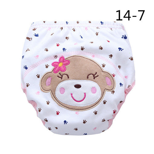 1pcs/lot Diapers baby diaper children's underwear reusable nappies training pants panties for toilet training child b-qdkbl014-1