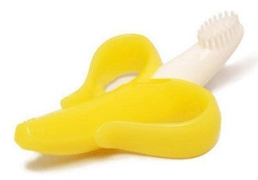 Banana Silicone Toothbrush Safety Baby Teether Teething Ring Child Chews Baby Teeth Stick Children Toothbrush 3 Styles