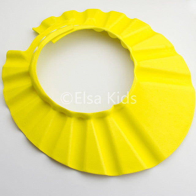 Baby Shower Cap Solid Adjustable Hat Toddler Kids Shampoo Bath Bathing Wash Hair Shielder protector For Children Care