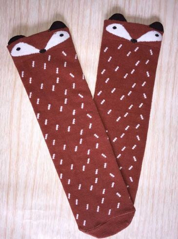 Toddler New  Design Knee High Baby Socks Girls Boys Fall Winter Leg Warmers Fox Socks Knee Pad Meia