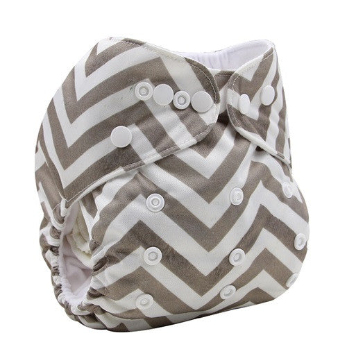 Washable Diapers Couche Lavable 2017 Brand Baby Nappies Animal Pattern Cloth Diaper Bamboo Velour Fitted Reusable Baby Diaper