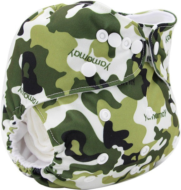 Washable Diapers Couche Lavable 2017 Brand Baby Nappies Animal Pattern Cloth Diaper Bamboo Velour Fitted Reusable Baby Diaper