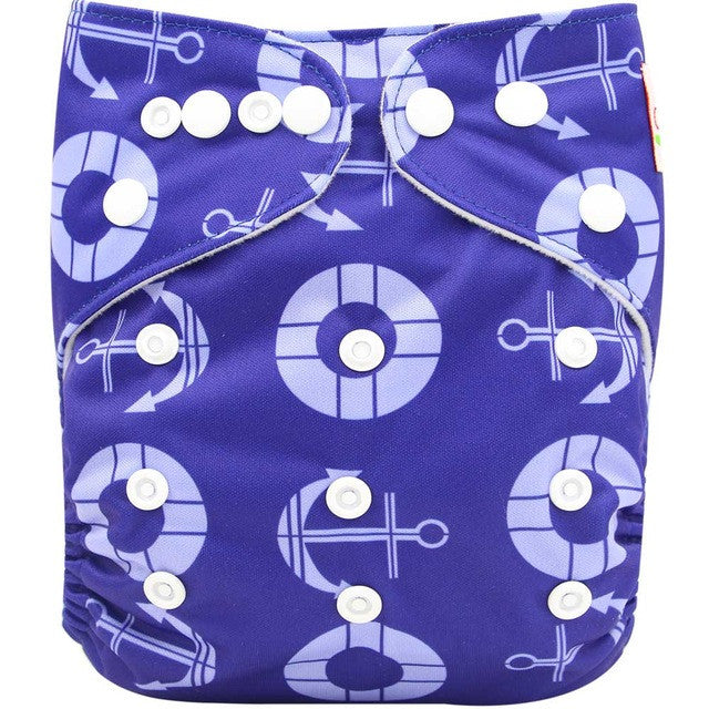 Washable Diapers Couche Lavable 2017 Brand Baby Nappies Animal Pattern Cloth Diaper Bamboo Velour Fitted Reusable Baby Diaper