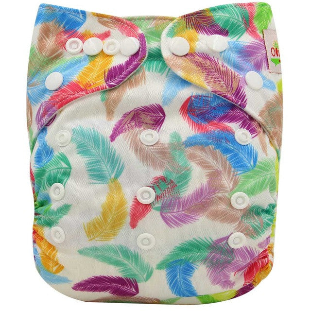 Washable Diapers Couche Lavable 2017 Brand Baby Nappies Animal Pattern Cloth Diaper Bamboo Velour Fitted Reusable Baby Diaper