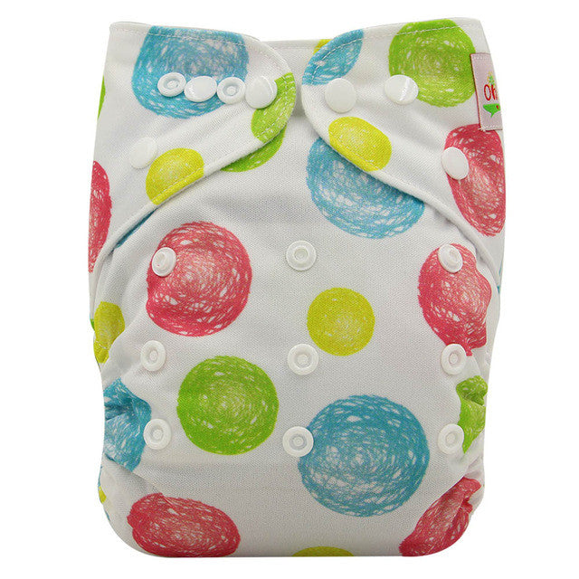 Washable Diapers Couche Lavable 2017 Brand Baby Nappies Animal Pattern Cloth Diaper Bamboo Velour Fitted Reusable Baby Diaper