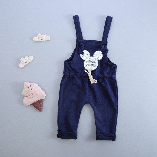 2017 spring new Korean fashion cotton baby pants 1 piece 0-2 year Cartoon brand baby boys pants baby girls pants