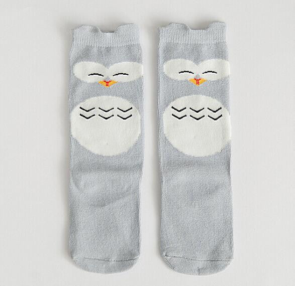 Free Shipping Baby Girls leg warmer Fox Cotton Cute Little Character Knee Socks Kid Clothing unisex Toddler Boot Socks Cartoon