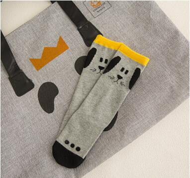 Free Shipping Baby Girls leg warmer Fox Cotton Cute Little Character Knee Socks Kid Clothing unisex Toddler Boot Socks Cartoon