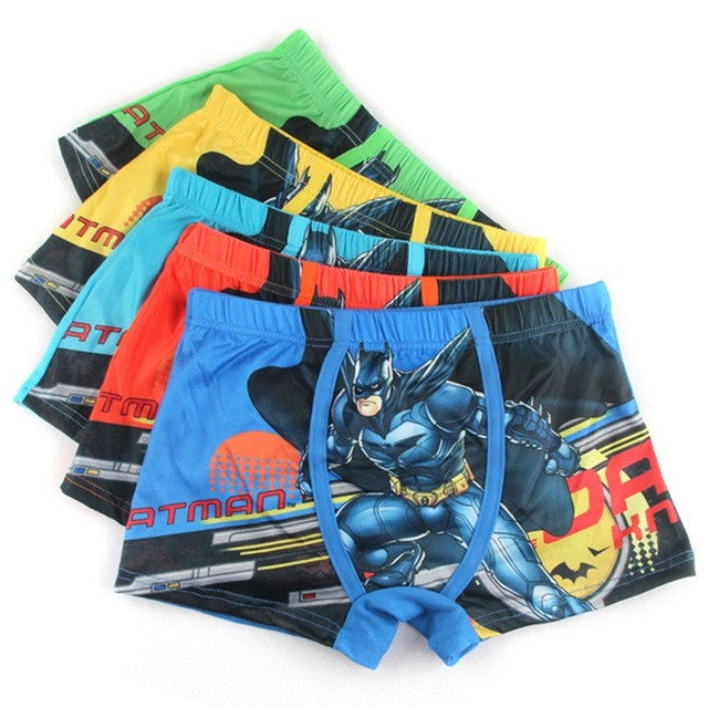 5 Pcs/lot Cotton Cartoon Kids Boys Underwear Summer Soft Breathable Baby Boxer Children's Clothes Underpants Boy Briefs 3-12 Y
