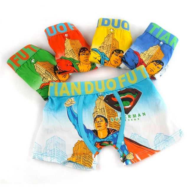 5 Pcs/lot Cotton Cartoon Kids Boys Underwear Summer Soft Breathable Baby Boxer Children's Clothes Underpants Boy Briefs 3-12 Y