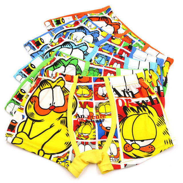 5 Pcs/lot Cotton Cartoon Kids Boys Underwear Summer Soft Breathable Baby Boxer Children's Clothes Underpants Boy Briefs 3-12 Y