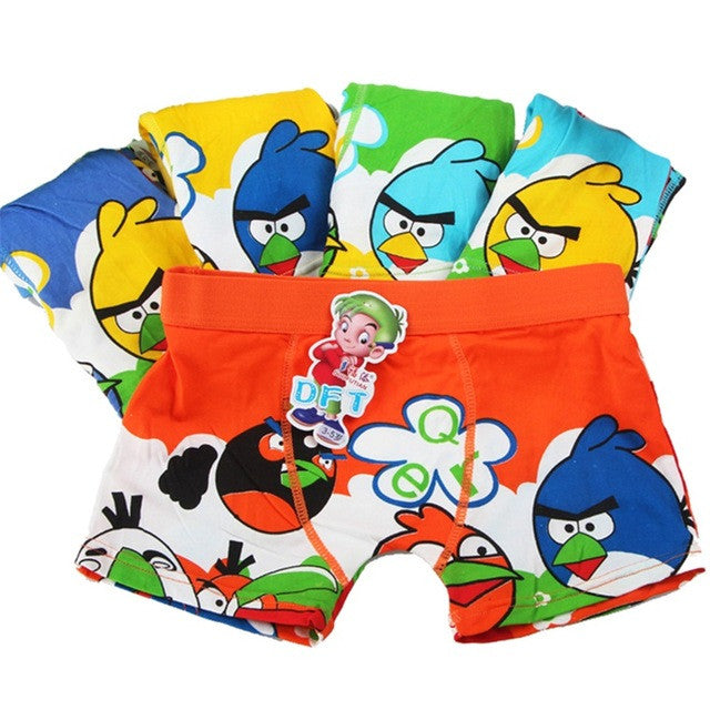 5 Pcs/lot Cotton Cartoon Kids Boys Underwear Summer Soft Breathable Baby Boxer Children's Clothes Underpants Boy Briefs 3-12 Y