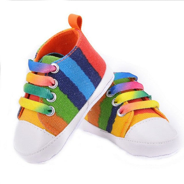 2017 Infant First Walker Toddler Newborn Baby Boys Girls Soft Sole Crib Casual Shoes Sneaker 0-18M