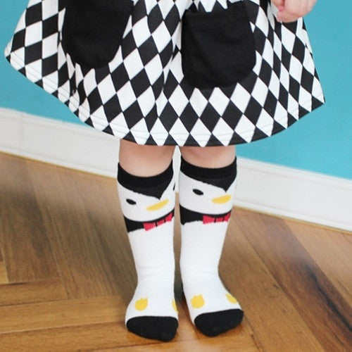 2016 Cartoon Socks Cotton Anti-slip sock Newborn Toddler Knee High Sock Baby Animals Socks Leg Warmers For Newborns