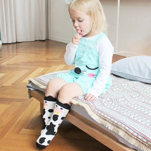2016 Cartoon Socks Cotton Anti-slip sock Newborn Toddler Knee High Sock Baby Animals Socks Leg Warmers For Newborns
