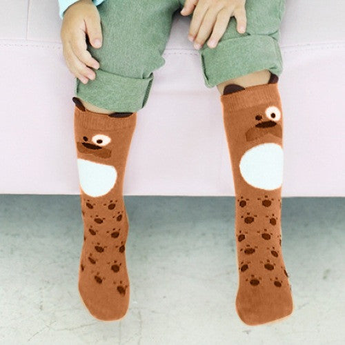 2016 Cartoon Socks Cotton Anti-slip sock Newborn Toddler Knee High Sock Baby Animals Socks Leg Warmers For Newborns