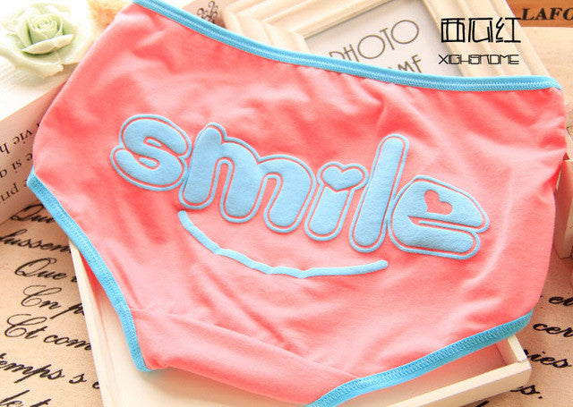 Hot Sale Underwear Baby Girl Underwear Sweet Smile panties Children's Briefs 10-25 years