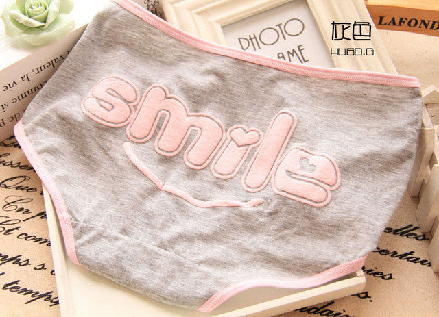 Hot Sale Underwear Baby Girl Underwear Sweet Smile panties Children's Briefs 10-25 years