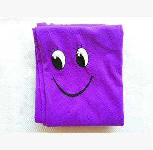 2016 Autumn velvet Lovely smiley face High elasticity Good quality Kids tights for girls children tights 3-8 year girls tights
