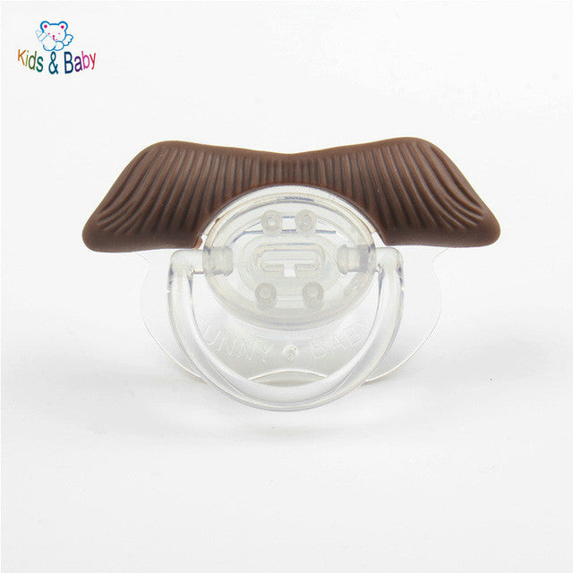 Silicone Funny Baby Pacifier Dummy Nipple Teethers Toddler Pacy Orthodontic Teat Infant Baby Christmas Gift 1pc