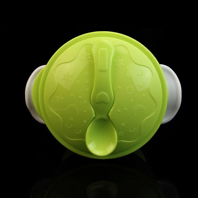 Slip-resistant Wall Suction Child Tableware Baby Kids Sucker Dishes Gravity Bowl