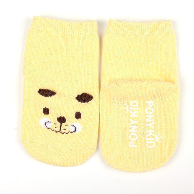 Baby Anti-slip Cotton Socks Autumn Winter Cute Cartoon Animal Soft Warm Floor Socks Boy Girl Casual Socks Children Meias