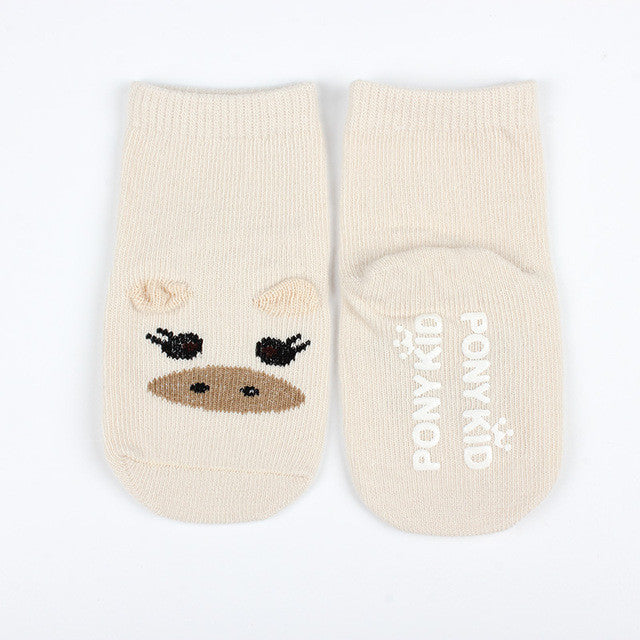 Baby Anti-slip Cotton Socks Autumn Winter Cute Cartoon Animal Soft Warm Floor Socks Boy Girl Casual Socks Children Meias