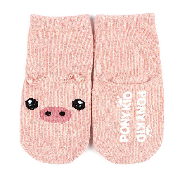 Baby Anti-slip Cotton Socks Autumn Winter Cute Cartoon Animal Soft Warm Floor Socks Boy Girl Casual Socks Children Meias