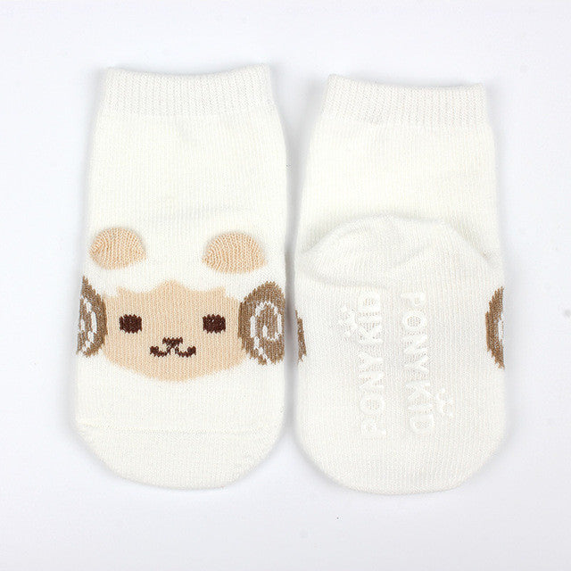 Baby Anti-slip Cotton Socks Autumn Winter Cute Cartoon Animal Soft Warm Floor Socks Boy Girl Casual Socks Children Meias