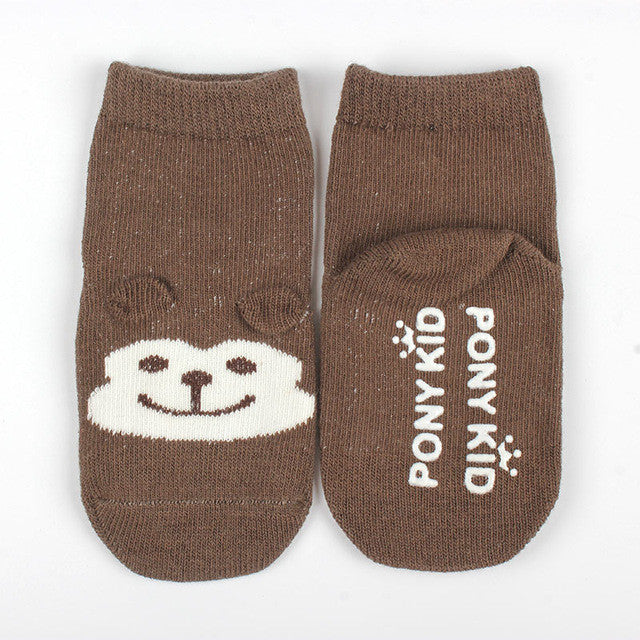 Baby Anti-slip Cotton Socks Autumn Winter Cute Cartoon Animal Soft Warm Floor Socks Boy Girl Casual Socks Children Meias