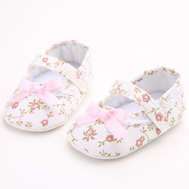 baby girl first walker shoes newborn toddler girl bowknot bow polka dot soft sole pram shoes sapatos infantil calzado ninas