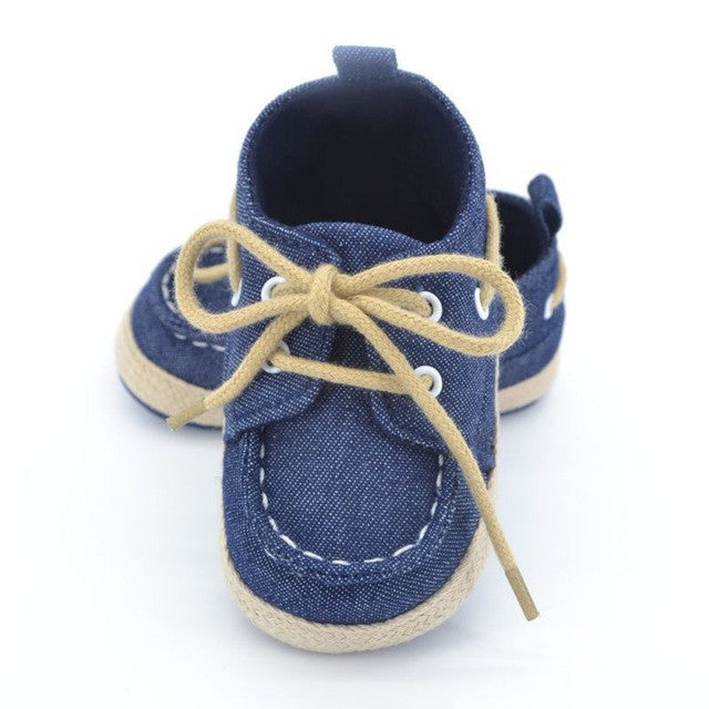 New Spring Autumn Toddler First Walker Baby Shoes Boy Girl Soft Sole Crib Laces Sneaker Prewalker Sapatos