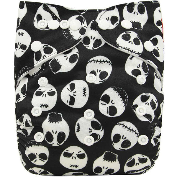Baby Cloth Diaper Cover Bamboo Velour Fitted Diaper Washable Brand Baby Nappy Animal Print Reusable Baby Diapers Couche Lavable