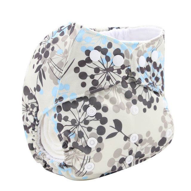 Washable Diapers Couches Lavables  2016 Baby Diaper Cover Wrap Cartoon Print Baby Nappy Changing Reusable Baby Cloth Diapers