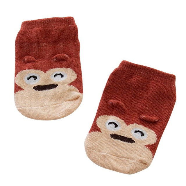 New Baby Kids Small Infant Socks Little Ears Cotton Socks Cartoon Socks 8 Colors
